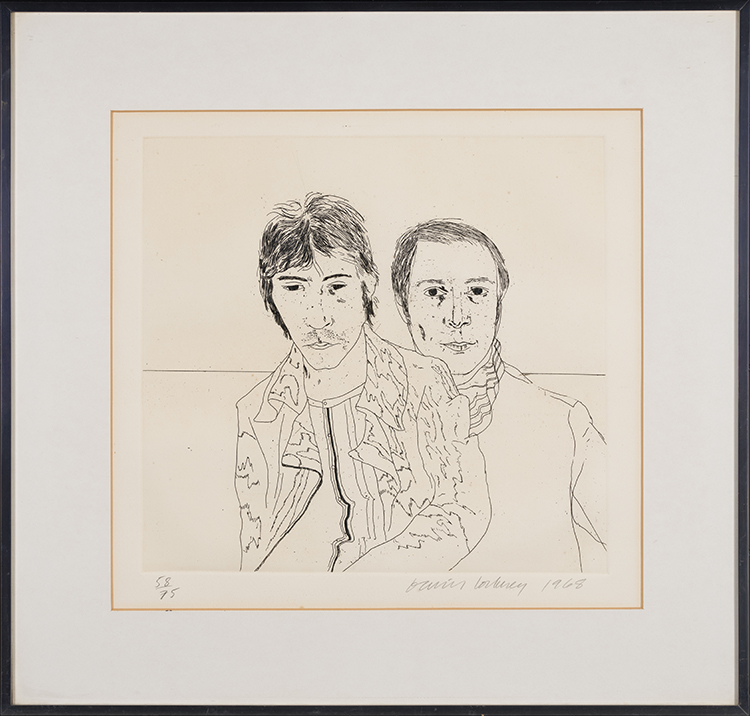 Ossie and Mo by David Hockney