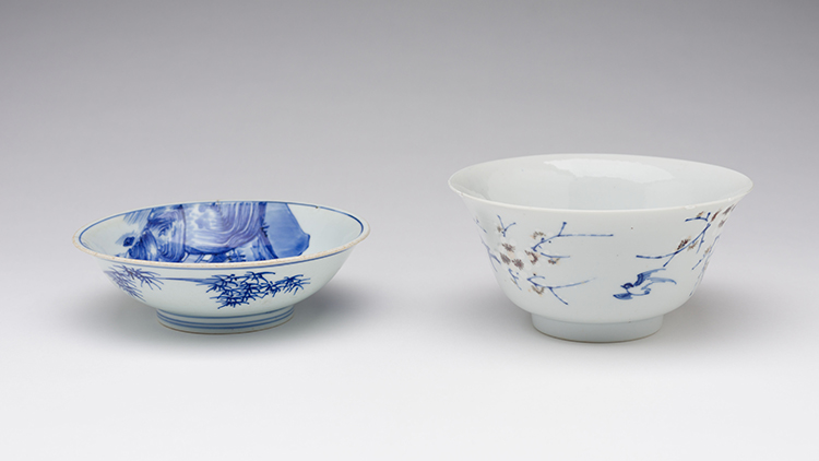 Two Chinese Blue and White Bowls, 16th/17th Century by  Chinese Art