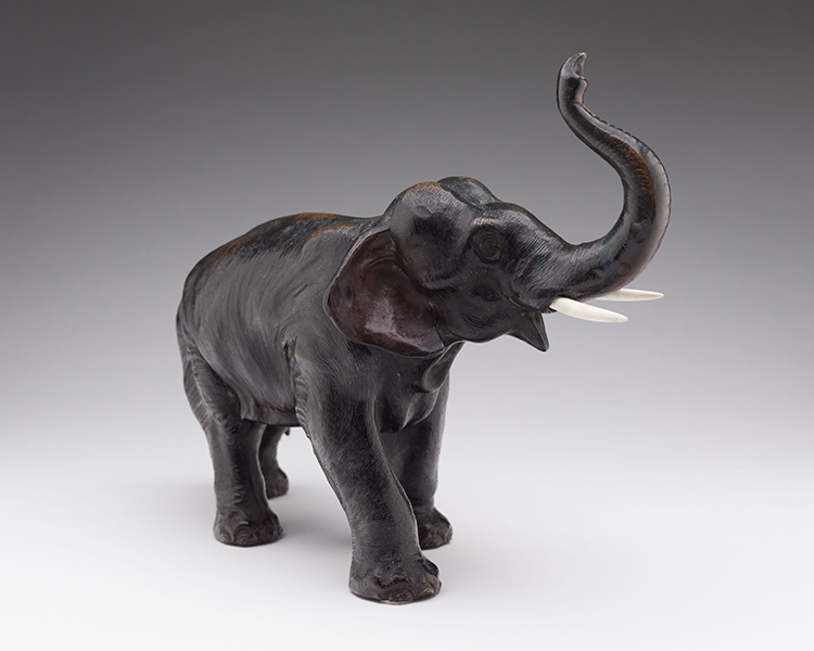 Large Japanese Bronze Model of an Elephant, Meiji Period, Late 19th Century by  Japanese Art