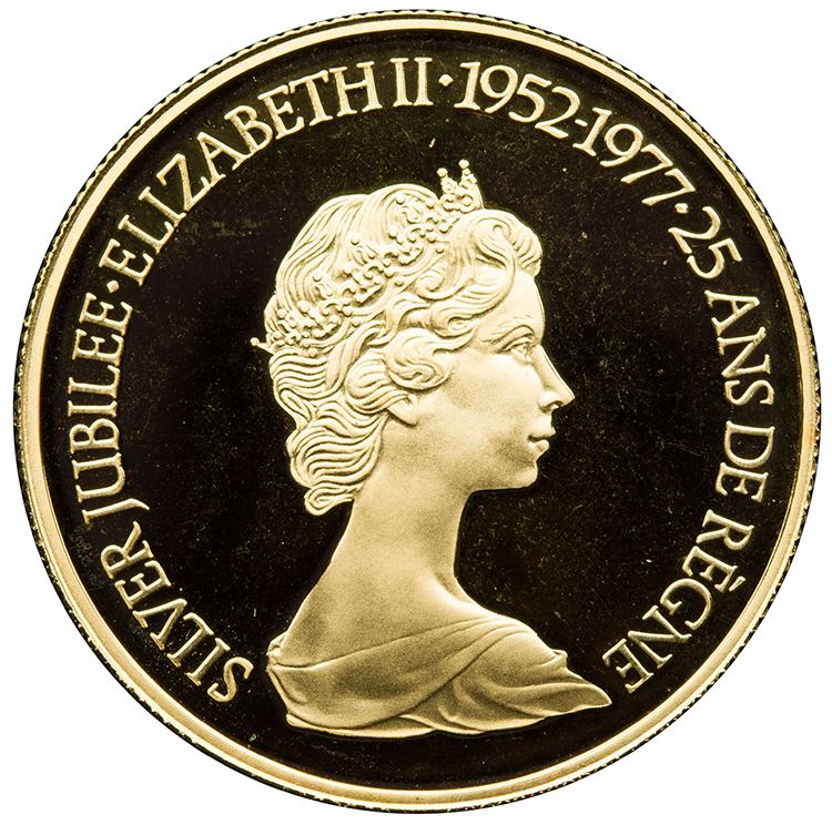 Elizabeth II Gold Proof 100 Dollars 1977, “Queen Elizabeth II Silver Jubilee” par  Canada