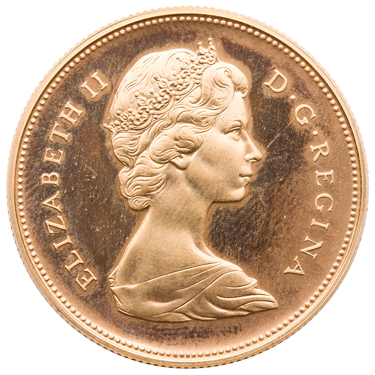 Elizabeth II Gold Specimen 20 Dollars 1967, “Confederation Centennial – Canadian Coat of Arms” par  Canada