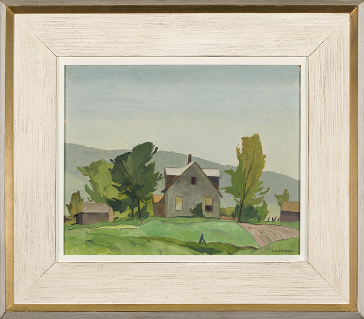 Farm House, Pointe au Chêne, Quebec by Alfred Joseph (A.J.) Casson
