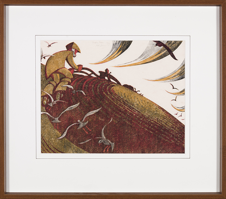 Ploughing Pasture par Sybil Andrews