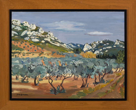 Olivier dans les Alpilles by Yves Brayer