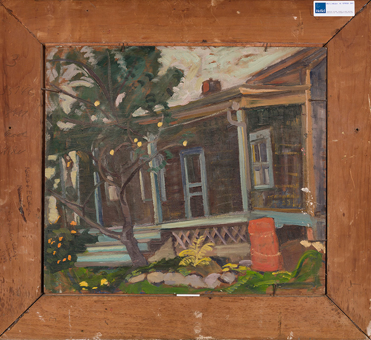East Baldwin Village/ Front Porch (verso) par Nora Frances Elizabeth Collyer
