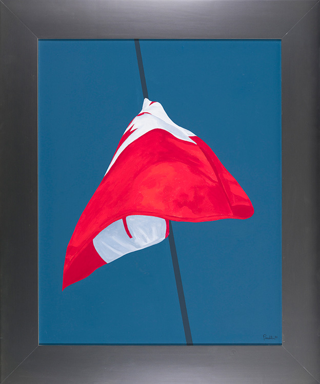 The Painted Flag par Charles Pachter