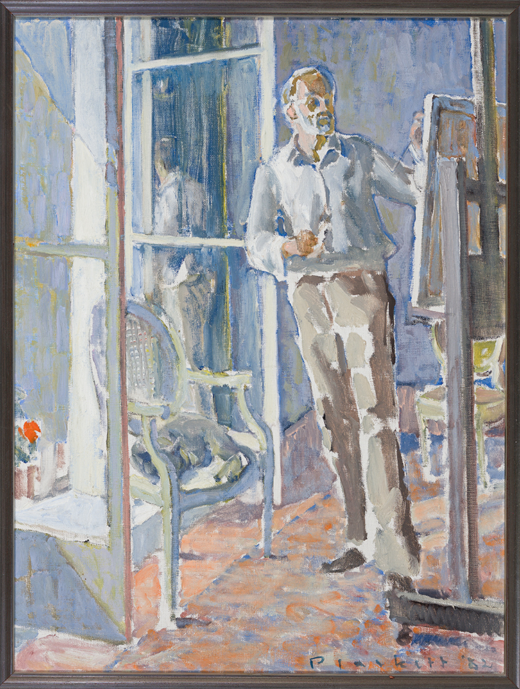 Painter by Window #8 (Standing) by Joseph Francis (Joe) Plaskett
