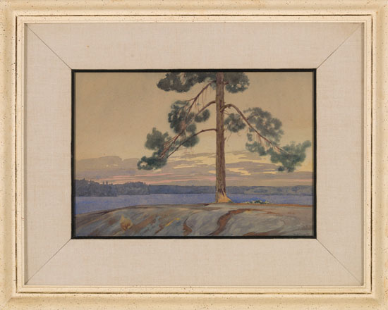 Looking Towards Keewatin Beach, Lake of the Woods par Walter Joseph (W.J.) Phillips