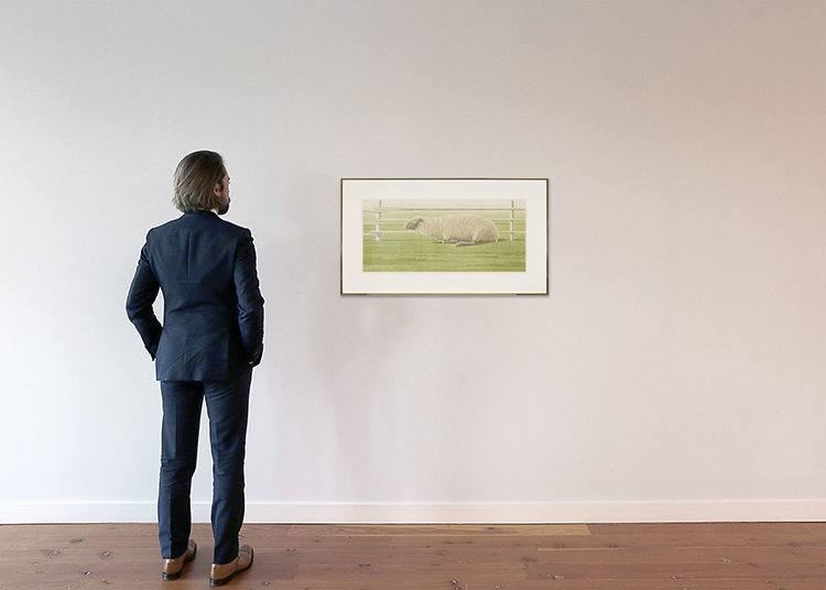 The Sheep by Christopher Pratt