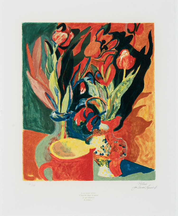 Les tulipes par Alfred Pellan