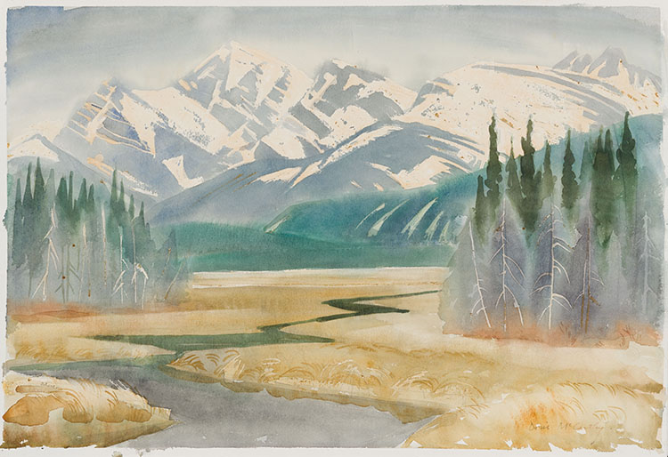 Swamp and Mountains, Edith Cavell by Doris Jean McCarthy