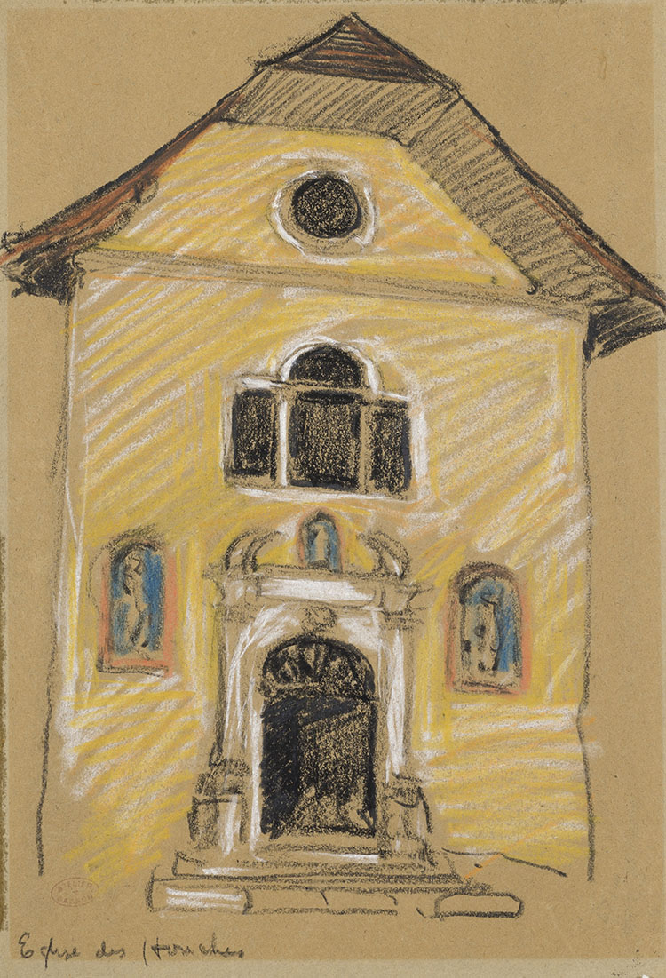 Église des Houches, Haute Savoie by Clarence Alphonse Gagnon