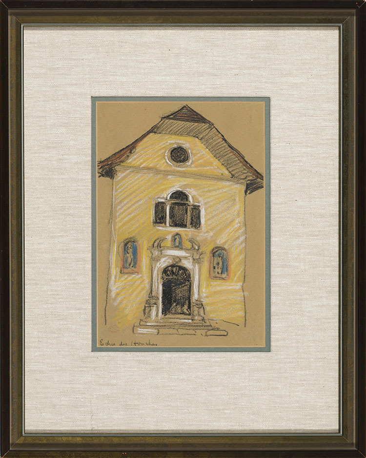 Église des Houches, Haute Savoie par Clarence Alphonse Gagnon
