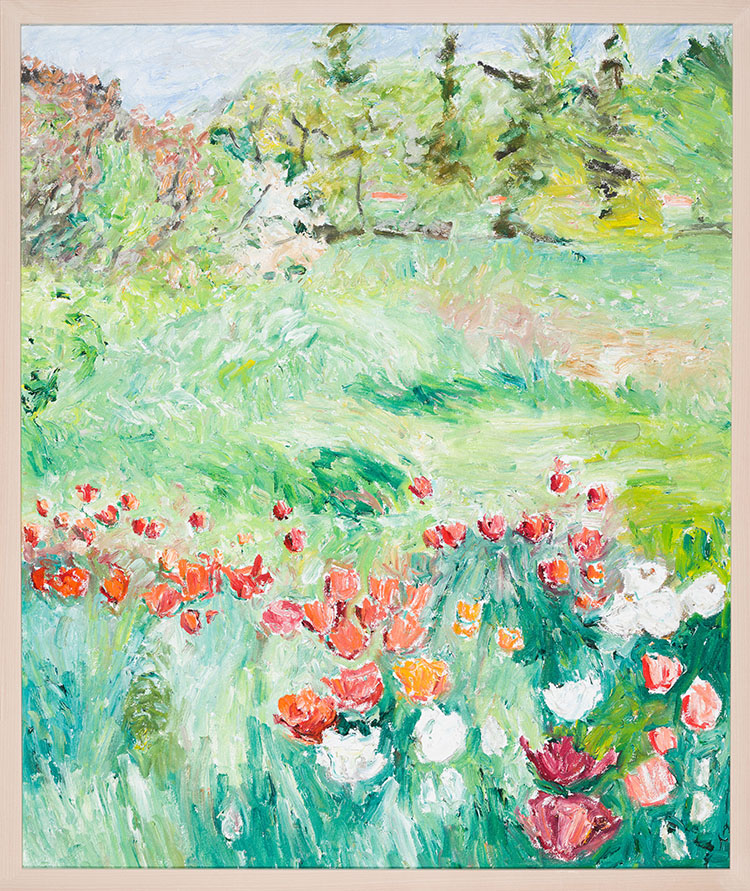 Tulips in a Field by Dorothy Knowles
