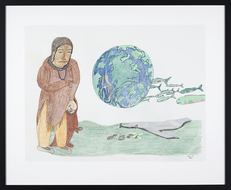 Old-Time Mother with the Earth par Shuvinai Ashoona