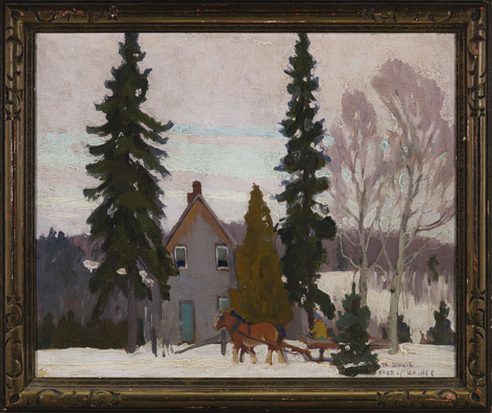 Bill Henry's House, Mary Lake par Frederick Stanley Haines