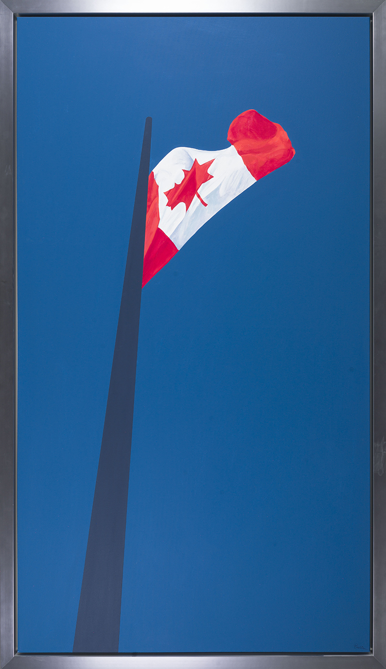 Painted Flag par Charles Pachter