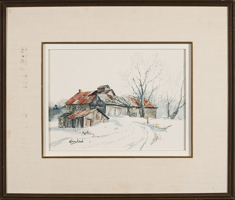 Farmouse in Winter by James Lorimer Keirstead
