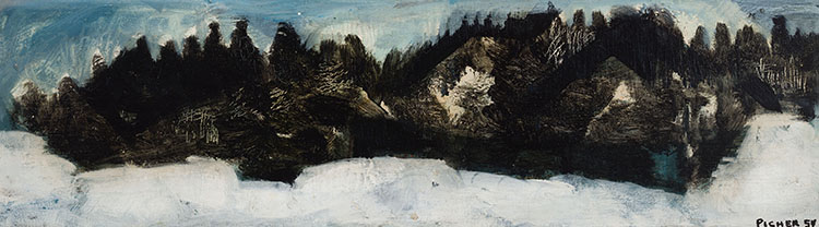 Paysage hivernal par Claude Picher