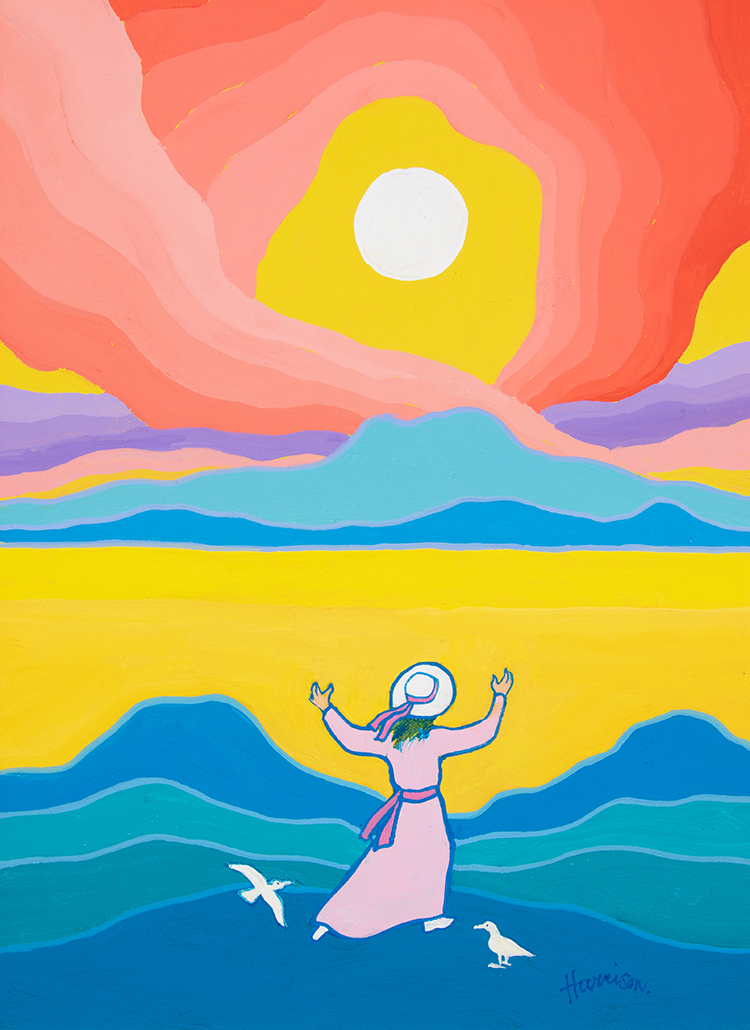 The Poet Greets the Sun by Ted Harrison