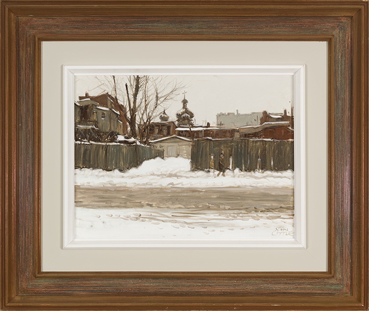 Rue Mullins d'autrefois Pointe St. Charles Montreal by John Geoffrey Caruthers Little