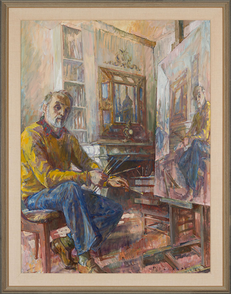 The Painter Reflecting #1 par Joseph Francis (Joe) Plaskett