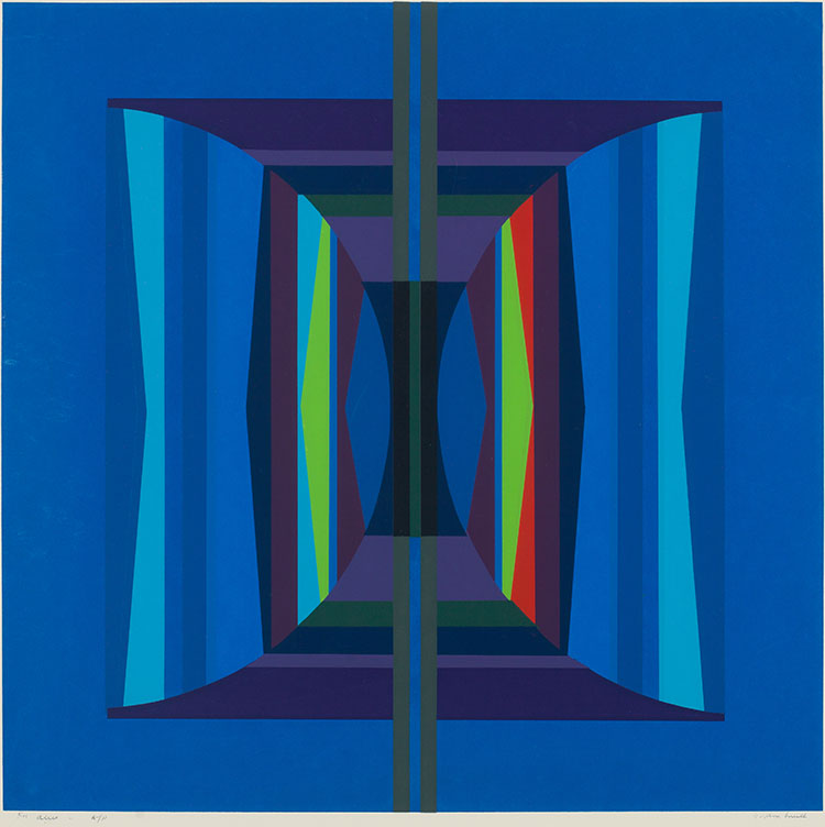 Blue Abstract par Gordon Appelbe Smith