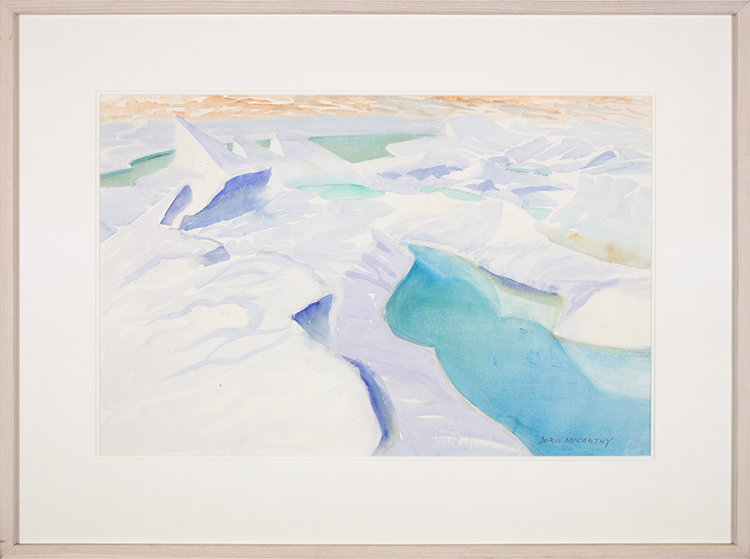 Ice Forms, Lake Harbour par Doris Jean McCarthy