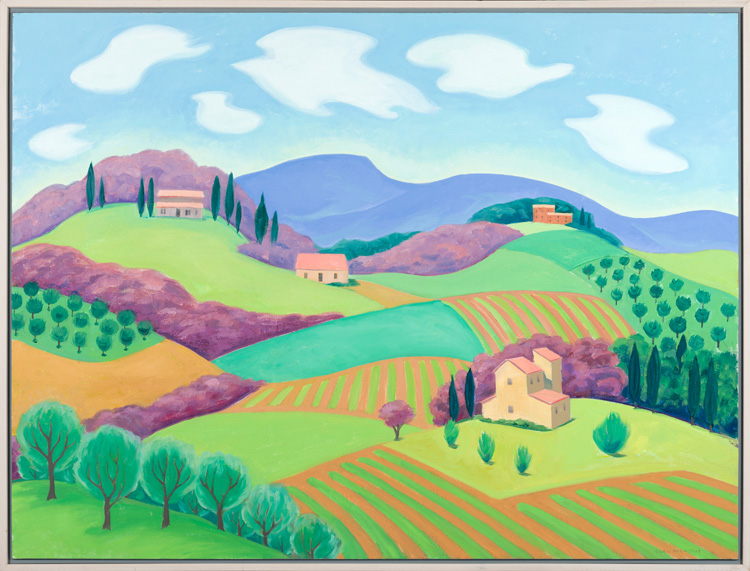 A Valley Near Sarteano par Doris Jean McCarthy