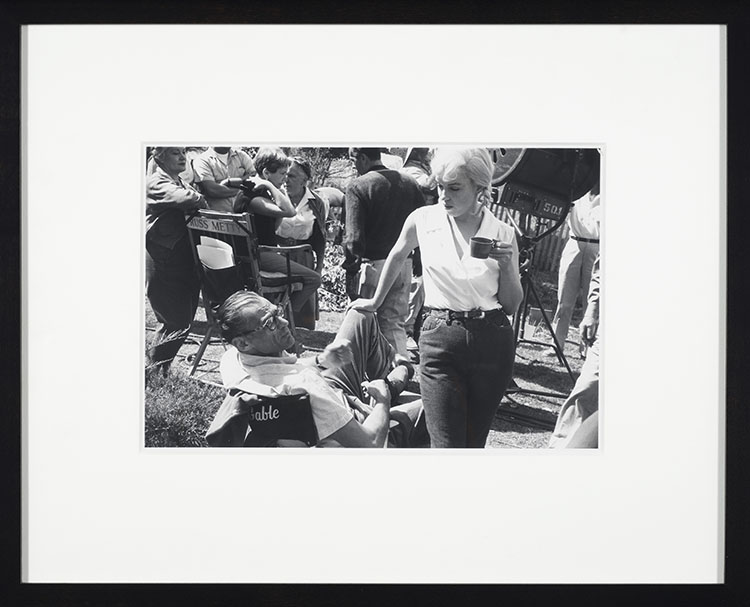 Arthur Miller and Marilyn Monroe on the set of The Misfits by Eve Arnold