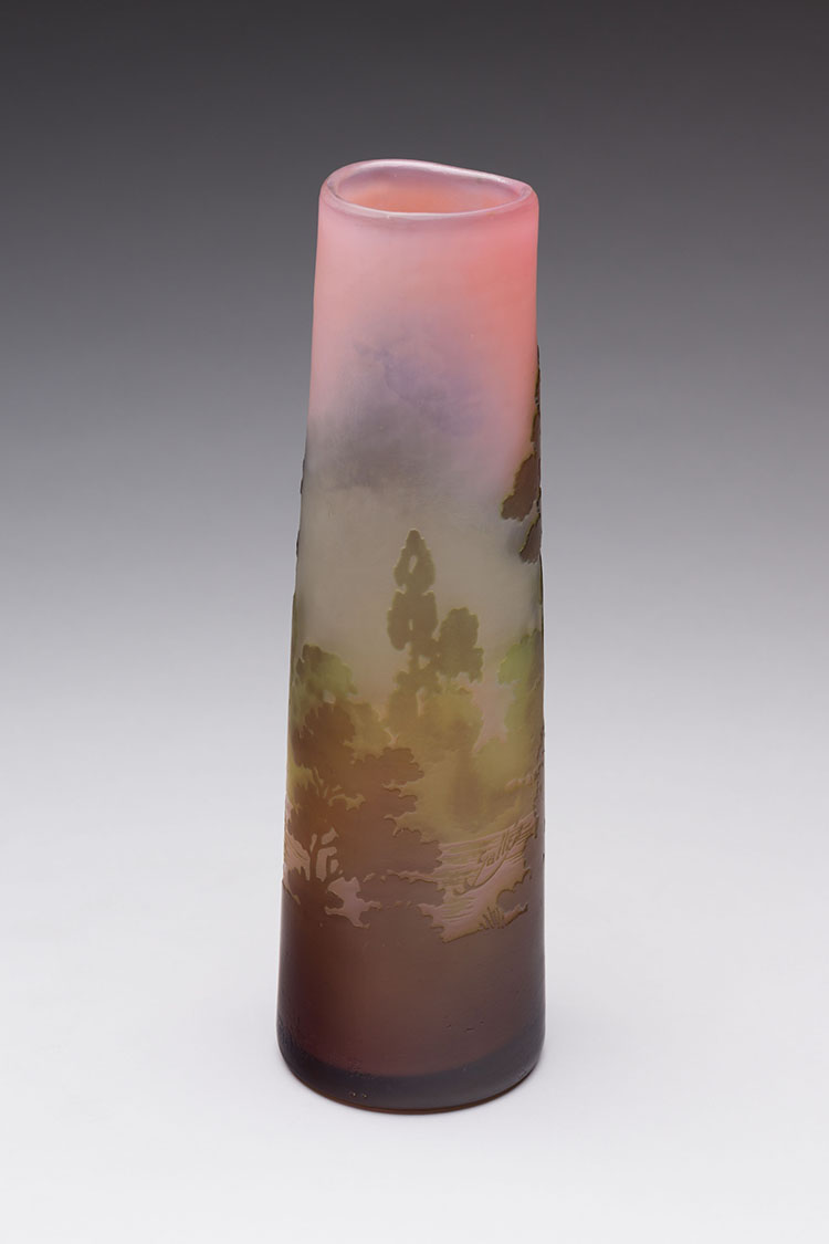 Cameo vase by Emile Gallé