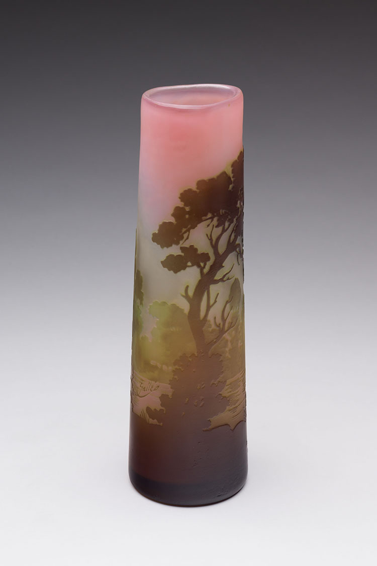 Cameo vase by Emile Gallé