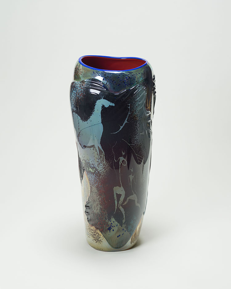 Petroglyph glass by William Morris