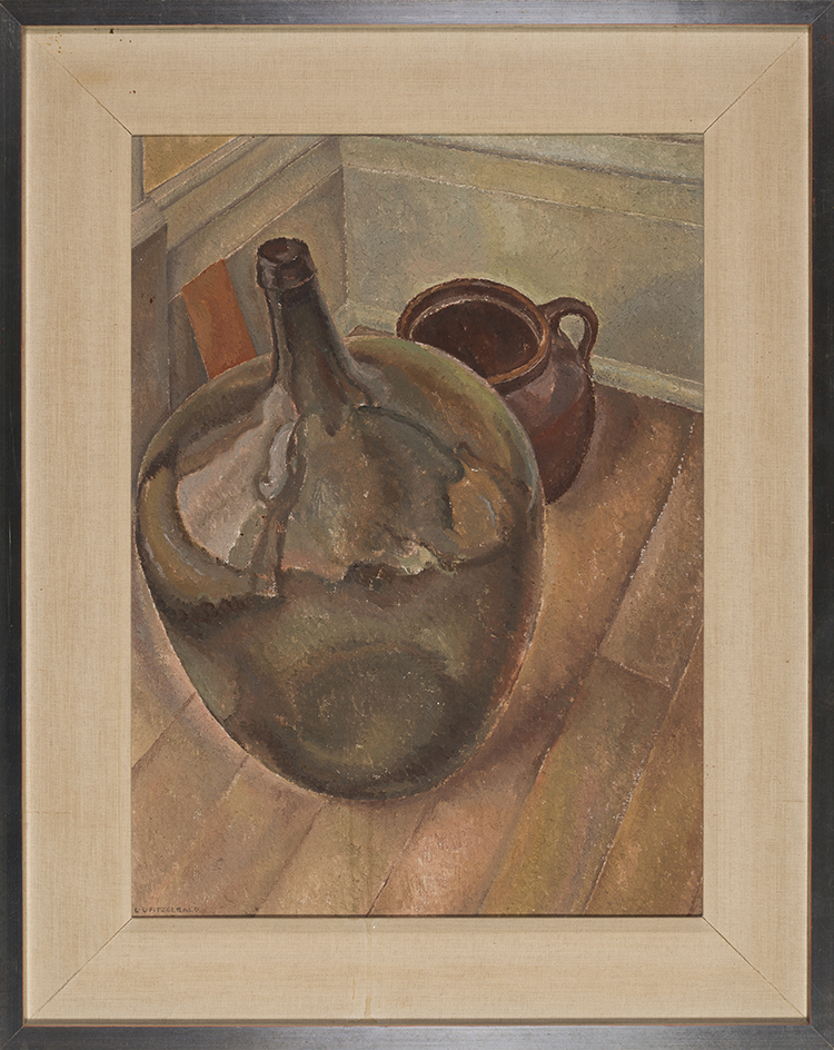 Still Life with Glass Flagon par Lionel Lemoine FitzGerald