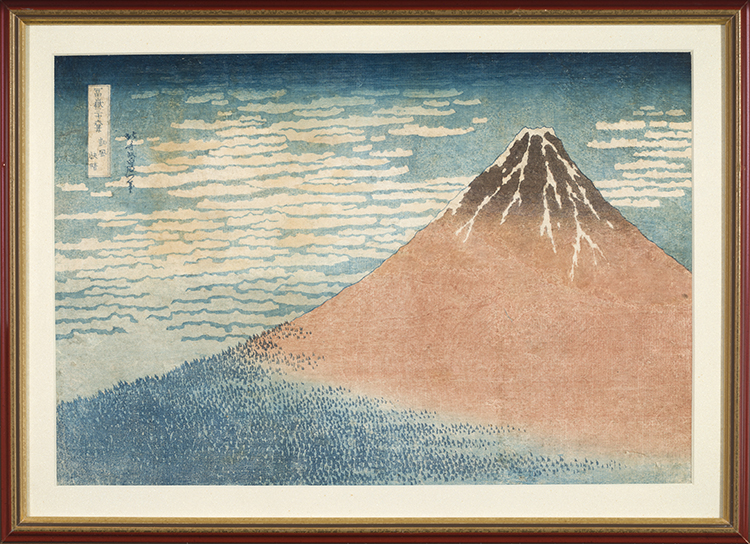 Fine Wind, Clear Weather, also known as Red Fuji by Katsushika Hokusai