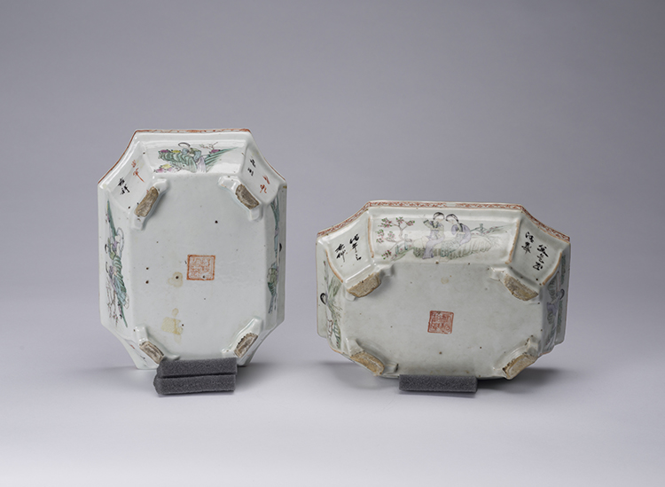 Three Chinese Qianjiang Enameled Vessels, Early 20th Century by  Chinese Art