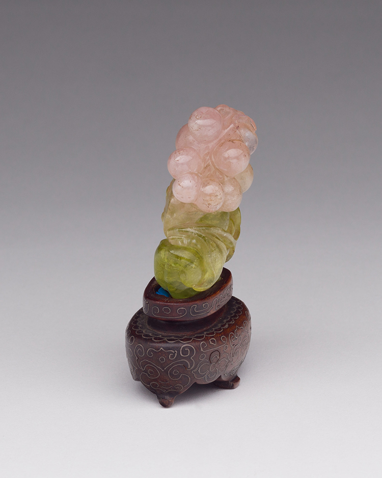 A Chinese Tourmaline Two-Coloured Pebble, 19th Century by  Chinese Art