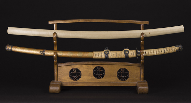 A Japanese Samurai Long Sword, Tanto, Muromachi Period, 16th Century by  Japanese Art