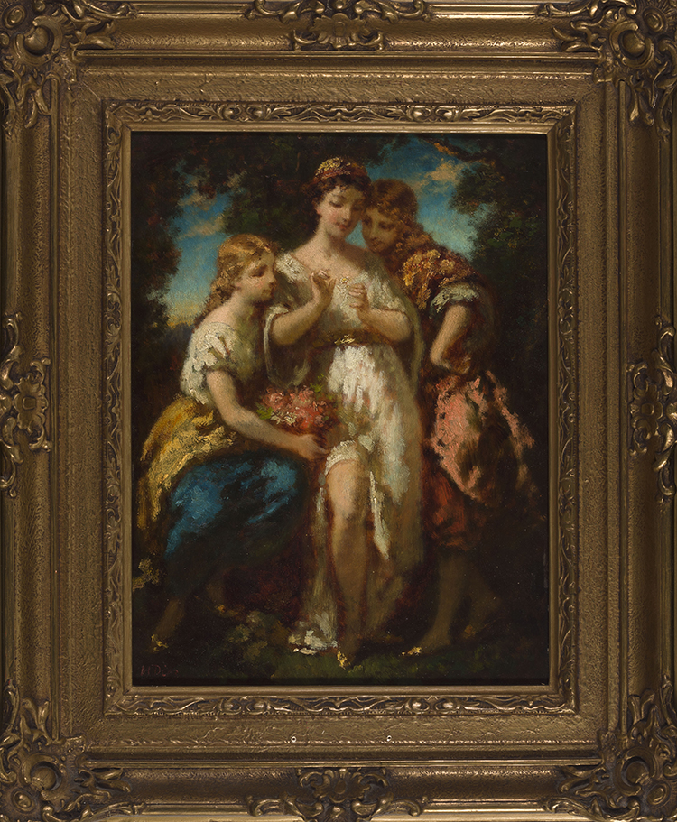 Three Beauties by Narcisse Virgile Diaz de la Pena