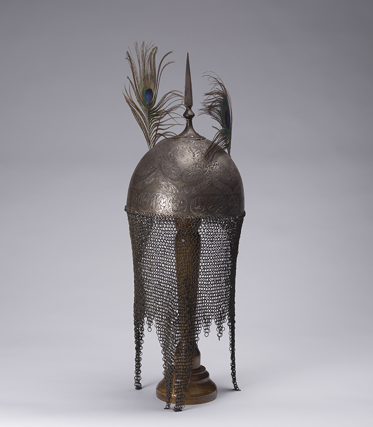 Indo-Persian Steel Kulah Khud Helmet, Late 18th/19th Century by Indian Art