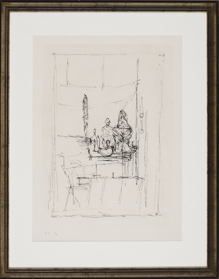Figurines dans l'atelier (from La Magie Quotidienne) par Alberto Giacometti
