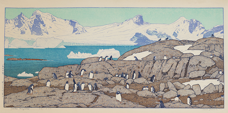 Gentoo Penguins par Toshi Yoshida