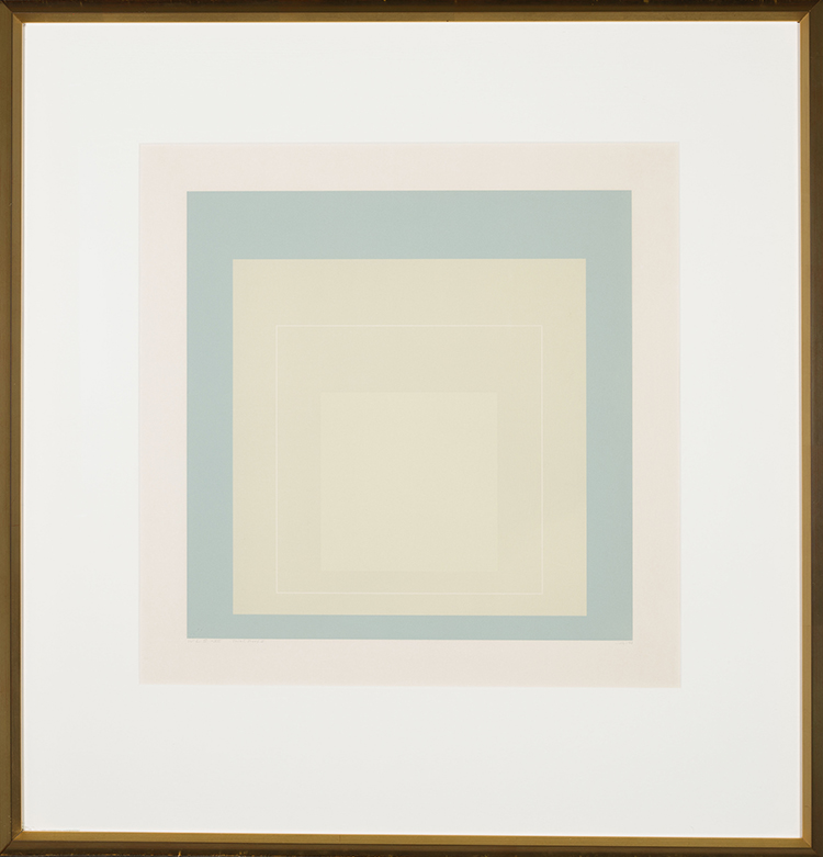 WLS - VII (from White Line Squares) by Josef Albers