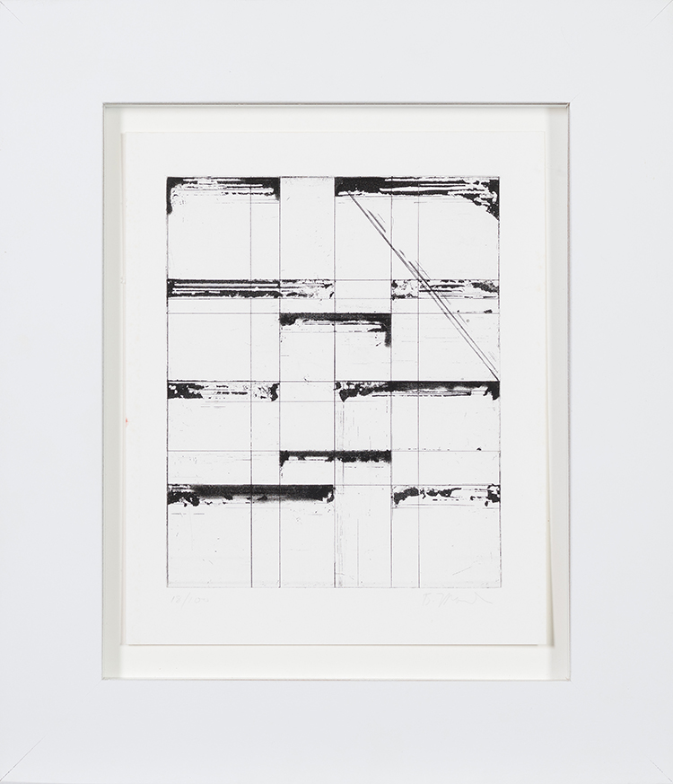 Etching for Parkett par Brice Marden