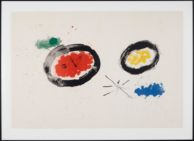 Star Head (Derrière le miroir no. 128) by Joan Miró
