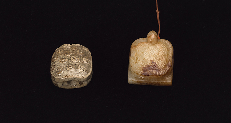 Two Chinese Jade 'Tortoise' Carvings, Republican Period or Earlier by  Chinese Art