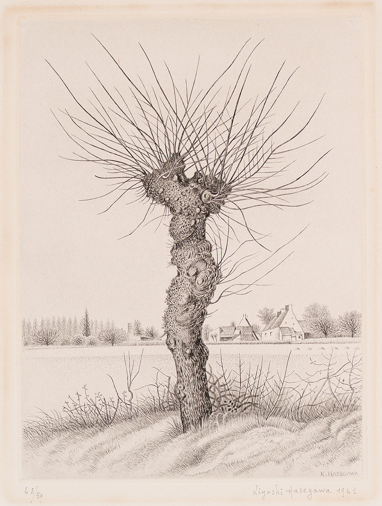 Un arbre par Kiyoshi Hasegawa