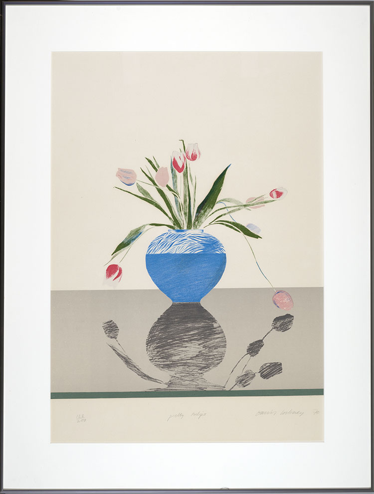 Pretty Tulips par David Hockney