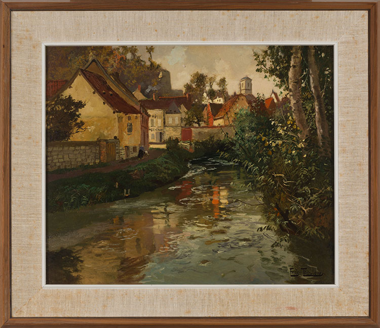 Picquigny, France by Frits Thaulow