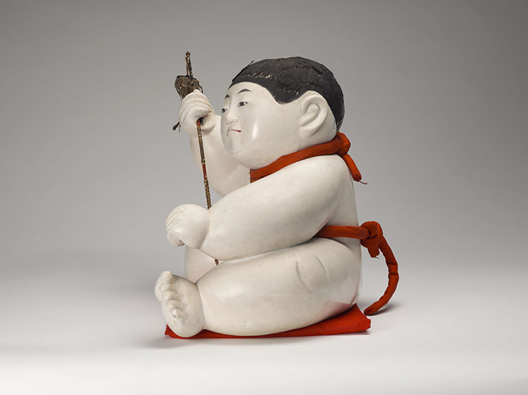 A Large Japanese Gosho Ningyo, Palace Doll, Edo Period, Circa 1800 by  Japanese Art